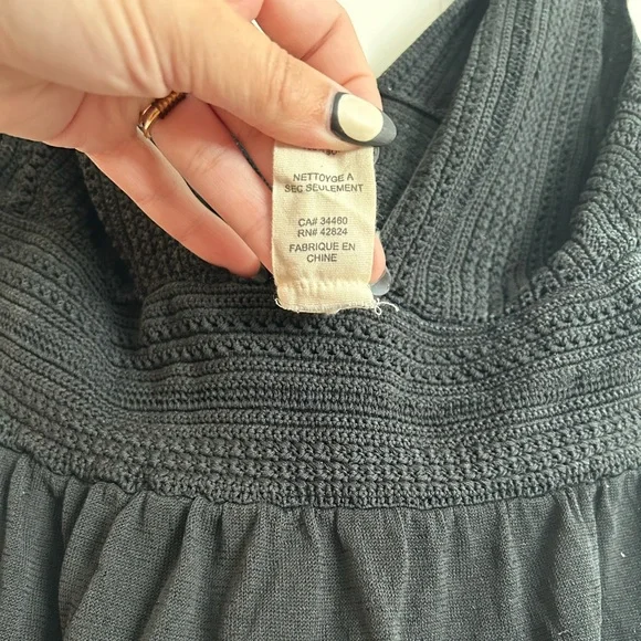 Black Silk Sleeveless Dress - Picture 5 of 7